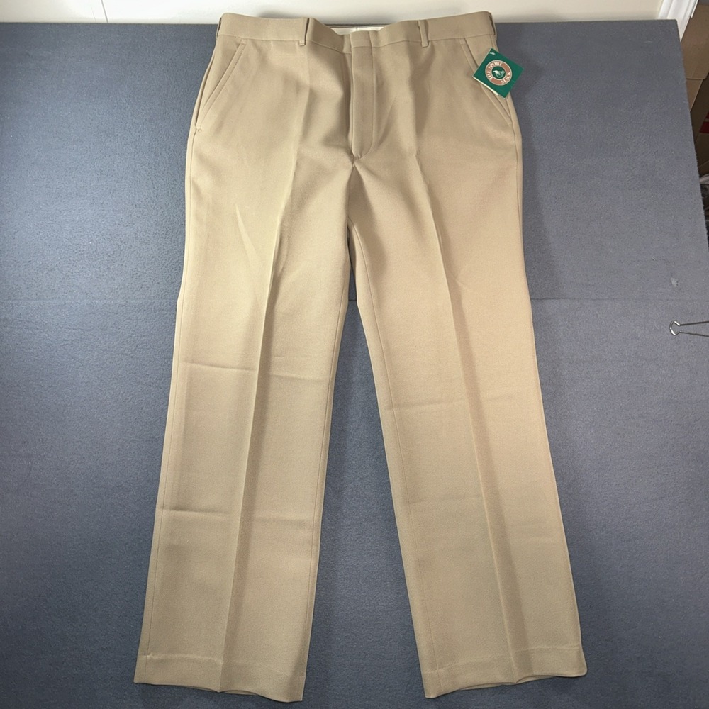 The Sport Slack Vintage Khaki Pants 38x30 NWT NOS Dress Trousers
